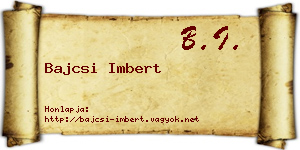 Bajcsi Imbert névjegykártya